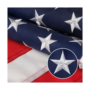 American Flag 3x5 Outdoor, 210D 3x5 Flags Outside, Heavy Duty Spun Polyester ... - Picture 1 of 7