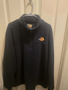 Bass Pro Shops Jacket Mens (XL-52"CHEST) 1/4 Zip Pullover Black Fleece - Picture 1 of 5