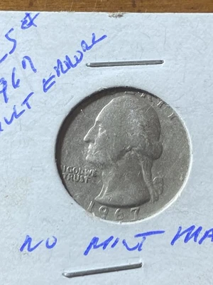 1967 multi error Quarter No mint mark - Image 1 of 2