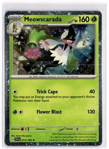 Pokemon TCG Meowscarada (Cosmos Holo) 015/198 Miscellaneous Cards & Products Hol - Picture 1 of 1