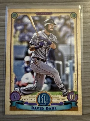 2019 Topps Gypsy Queen - David Dahl #241 - Image 1 of 2