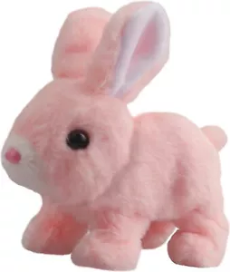 Realistic Bunny Pal Toy, Jumping, Twitching Shaking Ears, Bunnypal Style Toddler - Picture 1 of 5