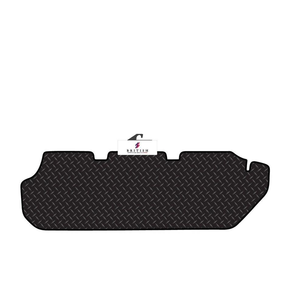 Fits Toyota Land Cruiser Colorado 7 1998-2007 Tailored Car Rear Boot Mats Black - Image 1 of 1