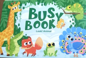 Montessori activity Learning Kids Animals Busy book toddlers Toy Touch and Feel - Picture 1 of 7