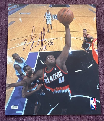 ZACH RANDOLPH Firmado Portland TRAIL BLAZERS 16x20 FOTO Beckett (BAS) Foto 1 de 4