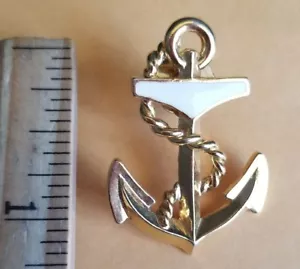 Spilla ancoraggio gioielli nautici...tono oro - Foto 1 di 2