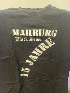 Black Seven Marburg 15 Jahre B&C XL Black screen-printed sleeves - Imagen 1 de 1
