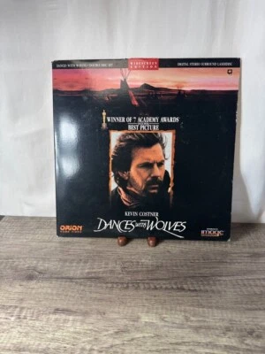 Laserdisc DANCES WITH WOLVES 1990 Kevin Costner Widescreen Edition - Untested - Image 1 of 4