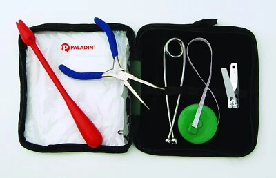 Paladin Starter Set Maßband Hakenlöser Rachensperre Fischtöter Angeln Betäuber