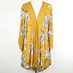 Siren Lily Mujer 2X Ligero Floral Kimono Frente Abierto Top - Imagen 1 de 5