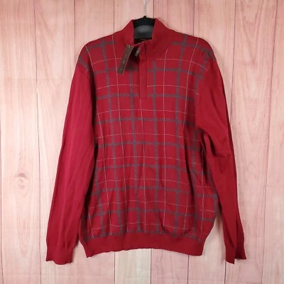Tasso Elba Pullover Sweater Sz Large Casual Cotton Blend NEW NWT  - Image 1 of 4