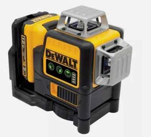 DeWalt DW089LG 12V Green Line 3 x 360 Laser Level Laser C/W Charger and Battery - Picture 1 of 6