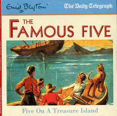 The Famous Five - FIVE ON A TREASURE ISLAND - Audio Book  PROMO CD - Image 1 of 2