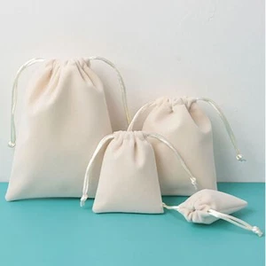 Small Drawstring Bag Multi Colors Drawstring Pouch Storage Velvet Bags Wedding - Picture 1 of 14