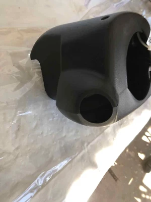 Nissan Murano 2006-2007 cuello de columna de dirección cubierta superior e inferior negro Foto 1 de 4