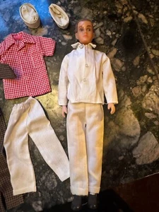 Vintage Ken Like Doll- (no Ken Marking) Made in Hong Kong- Along w/ clothing 12 - Picture 1 of 9