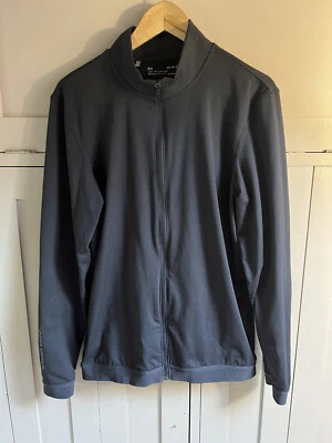 Under Armour Golf Jacket Playoff full zip | Men's | Black/Grey | Medium | - Image 1 of 4