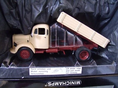 1/43  Minichamps 1950 Mercedes L3500  Tipper Dump Truck  - Image 1 of 3