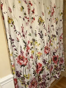 Shower Curtain Watercolor Wildflowers - Picture 1 of 4