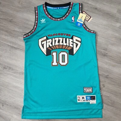 Camiseta Auténtica MIKE BIBBY Vancouver Grizzlies Mediana 40 Adidas Memphis HWC  Foto 1 de 4