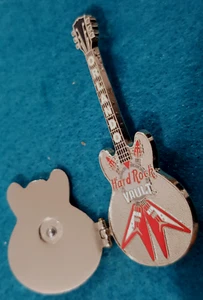 ORLANDO VAULT HINGED OPENING BANK VAULT DOOR GUITAR SPIN Hard Rock Cafe PIN - Picture 1 of 2
