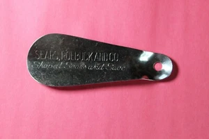 Cuerno de zapato de metal vintage Sears and Roebuck and Co VT9 - Imagen 1 de 3