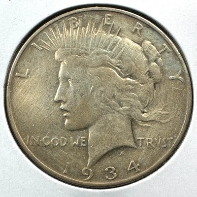 1934-D $1 Silver Peace Dollar (86918) - Image 1 of 2