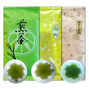 Asanoen'S Yamecha 3-Bottle Set: Sencha, Shiraori, Genmaicha With Matcha, Green _ - Picture 1 of 6