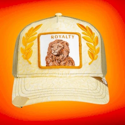 Goorin Bros The Farm Trucker Friday Drop Limited Edition Royalty Facheun Gold - Image 1 of 4