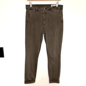 Cosmic Blue Love Women's Size 30 Pants, Olive Green with Cuffed Bottoms - Picture 1 of 4