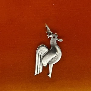 Retired HTF James Avery Sterling Silver Rooster Charm - Pendant - Picture 1 of 3