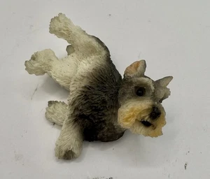 Vintage Stone Critters Little Dog Figurine, Schnauzer. - Picture 1 of 6