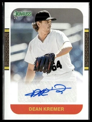 2021 Donruss #87S-DK Dean Kremer Retro 1987 Signatures - Image 1 of 2