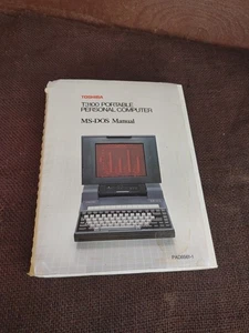 1986 Toshiba T3100 MS-DOS Handbuch PAD8561-1  - Bild 1 von 17