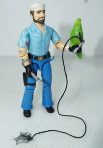 Action Force GI JOE Shipwreck Figure 1985 Hasbro Complete Parrot & Weapons - Picture 1 of 10