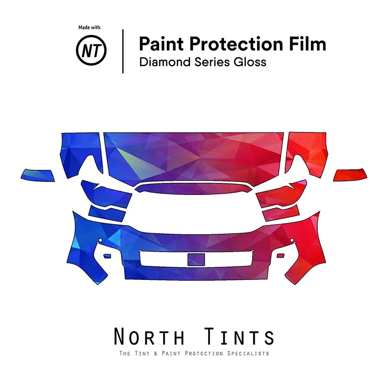 Toyota Sequoia 2018-2022 Kit de sujetador transparente película de protección de pintura precortada PPF Foto 1 de 4