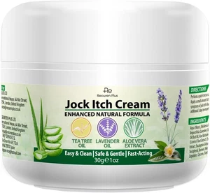 Jock Itch Cream: Natural Antifungal Cream Extra Strength 30 g (Pack of 1) - Picture 1 of 7
