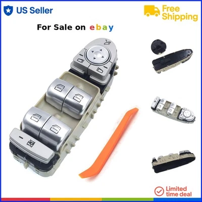 Botón Compatible con Mercedes-Benz C180 C200 C220 C250 C300 C400 GLC 2013-2... Foto 1 de 4