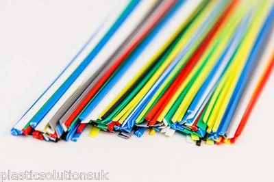 PLASTIC SOLUTIONS UK PP Plastic welding rods STARTER 105pcs mix colours