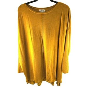 Style & Co Damen Langarm Rundhalsausschnitt Pullover, Farbe Karmel Kiss Übergröße 2X - Bild 1 von 5