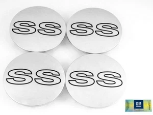 1996-1999 Camaro SS Chrome 5 Spoke Wheel Center Caps NEW Set of 4 *80013 - Picture 1 of 3