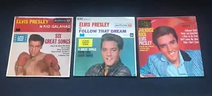 Original Early Elvis Presley EPs x3 (See Description). - Picture 1 of 10