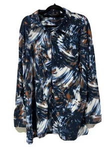 Givoni Woman’s Plus Size 18 Long Sleeved Top Multicoloured (a11) - Picture 1 of 11