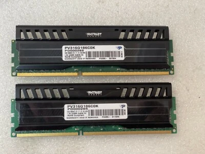 16GB (2X8GB) DDR3 PC3-14900 1866MHz 240Pin NON ECC LOW DENSITY Ram PV316G186C0K - Image 1 of 3