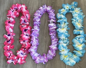 Collar Floral Hawaiano Leis Luau Hula Dance 42" Luau Decoraciones de Fiesta - Imagen 1 de 7
