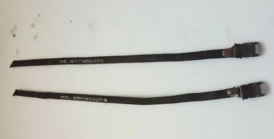 Sangles Lanières Cale pieds CHRISTOPHE  ZEFAL Velo course vintage - Photo 1/3