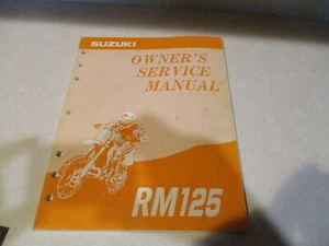 Suzuki Manual  RM 125     99011-43D52-03A - Foto 1 di 1
