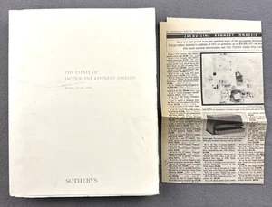 The Estate of Jacqueline Kennedy Onassis - Sotheby's Catalog - April 23-26, 1996 - Picture 1 of 11