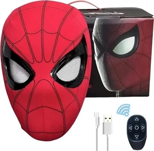 Spider Man Mask Moving Arachno Eyes Remote Ring Control Gift Brand New perfect - Picture 1 of 6