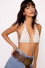 Bralette Cropped Top Blouse Butterfly Floral Size 8 10 12 14 16 Choose From
